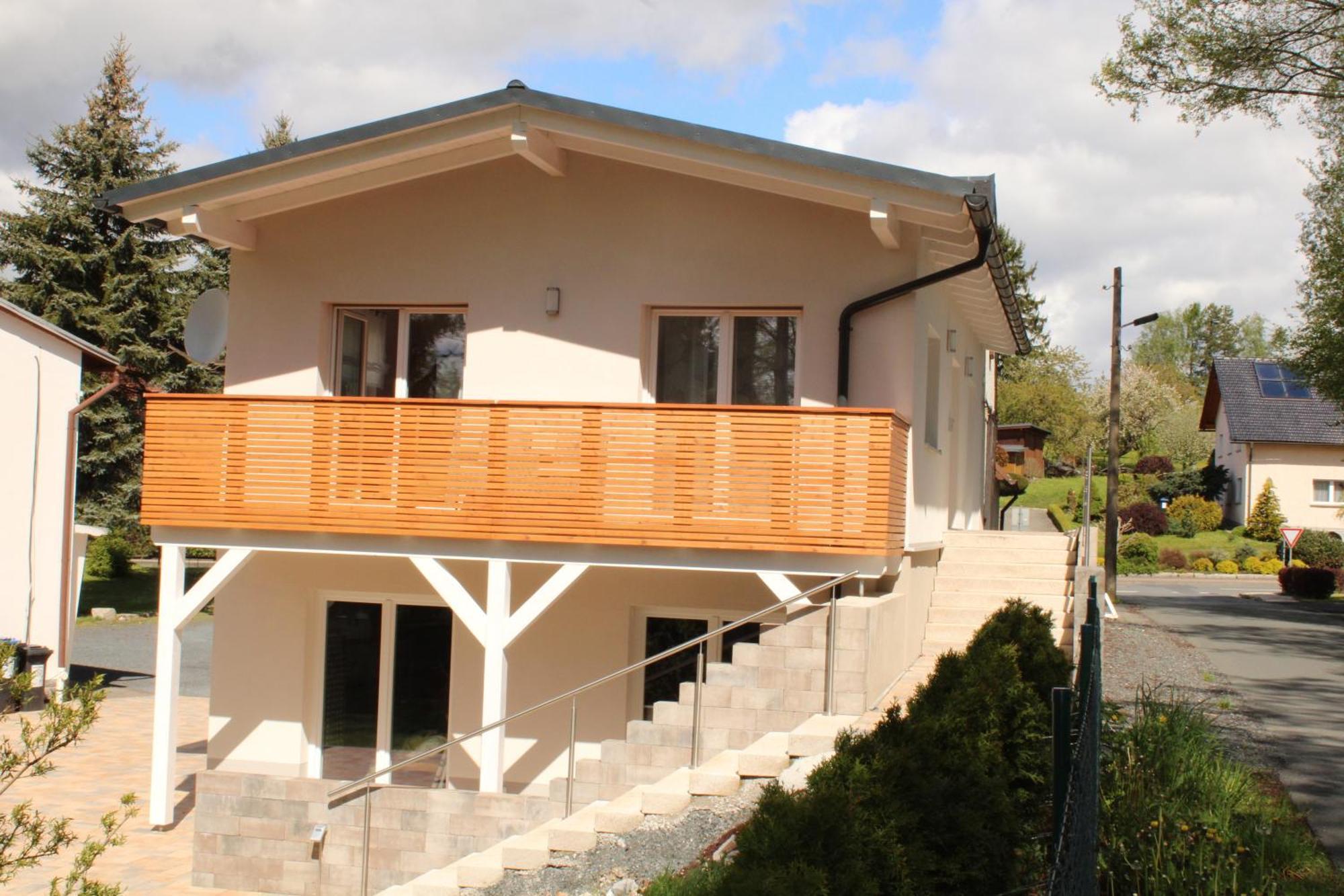 Ferienhaus Am Muehlteich Apartment Lindenberg  Exterior foto